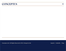 Tablet Screenshot of conceptus.biz
